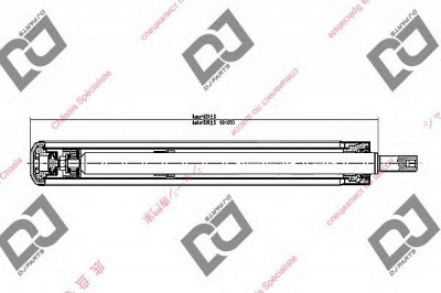 DJ PARTS ds1401hc -  Амортизатор